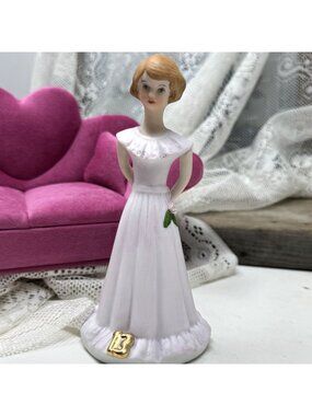 Vintage Growing Up Birthday Girls Figurine Age 13 Enesco 1982 Vintage